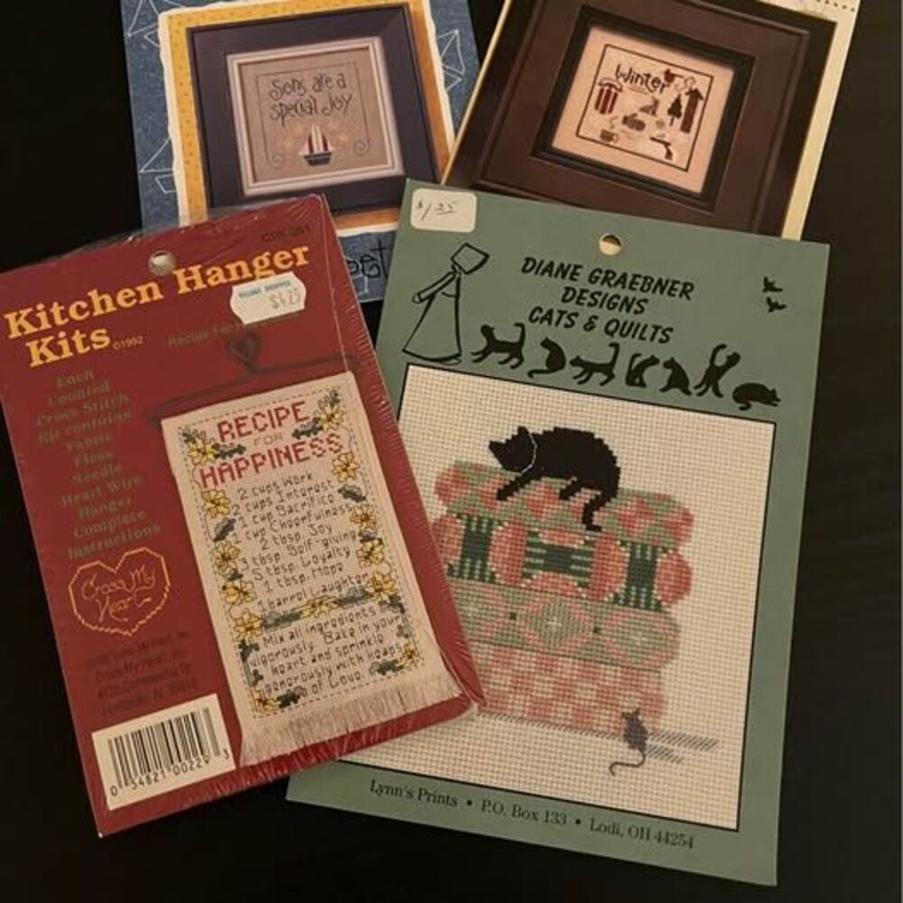 Cross stitch Patterns Lizzie&Kate-Trilogy-Diane Graebner-X My Heart Cross KIT